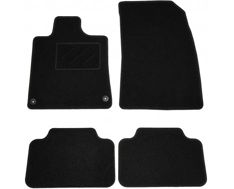 Car mats for Peugeot 407, Citroen C5 2004-2011 4-piece