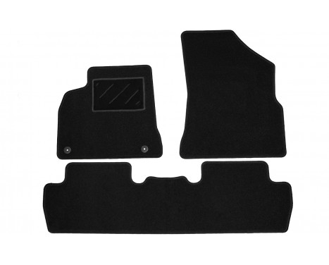 Car mats for Peugeot 5008 2009- 3-piece