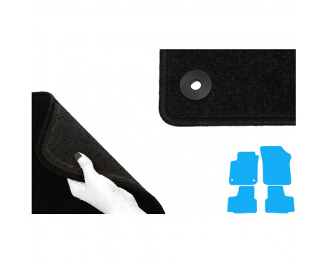 Car mats for Seat Mii 2012- 4-piece, Image 3