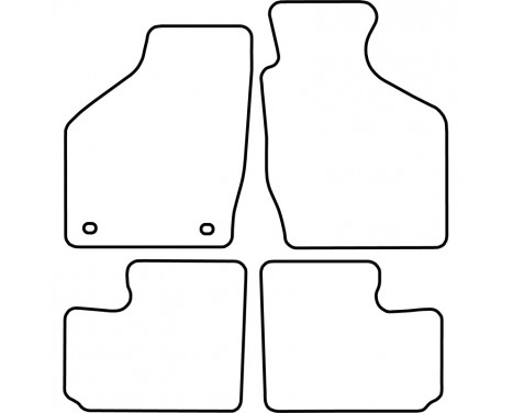 Car mats for Suzuki Ignis RM 2003-2006 4-piece, Image 2
