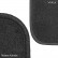 Car mats for VW Caddy 1996-2004 gray license plate 2-piece, Thumbnail 6
