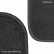 Car mats for VW Caddy 1996-2004 gray license plate 2-piece, Thumbnail 8