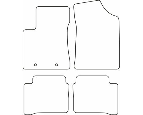 Car mats front suitable for Hyundai i10 2020-, Image 2