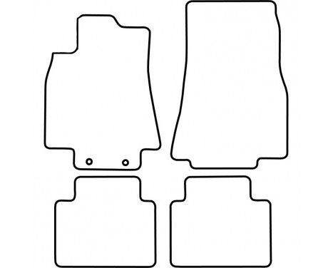 Car Mats Mercedes B Class 2005-2012 (Manual), Image 2