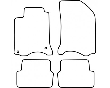 Car Mats Renault Laguna 2001-2008, Image 2