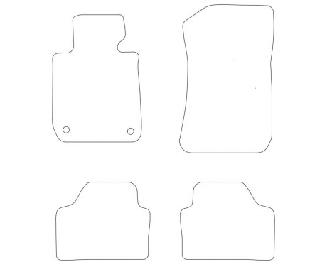 Car mats suitable for BMW X1 E84 2009- 4-piece, Image 2