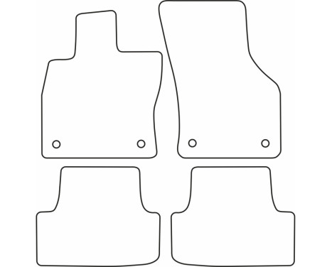 Car mats suitable for Volkswagen Golf VII 3/5-door from 2012, Image 3