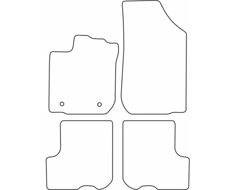 Car mats Velor suitable for Dacia Logan MCV 2014-, Image 6