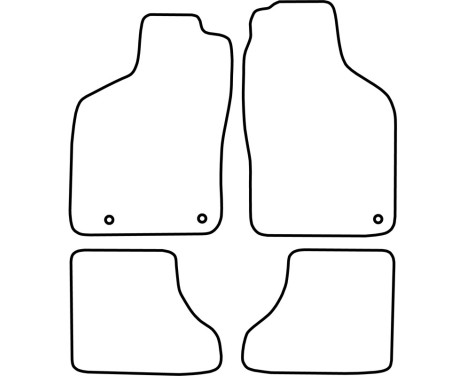 Car mats Velor suitable for Saab 9-3 1998-2003, Image 6