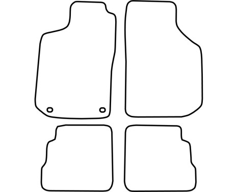 Car mats Velor suitable for Saab 900 1993-1998, Image 6