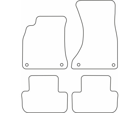 Car mats Velours suitable for Audi A4 2008-2015, Image 6