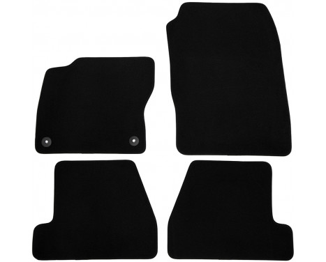 Velor Car Mats for Ford Focus 2011-2015 4-piece