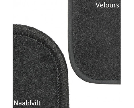 Velor car mats suitable for Audi A6 2011- 4-piece, Image 3