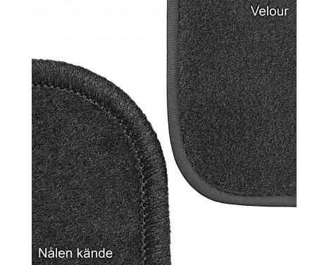 Velor car mats suitable for Audi A6 2011- 4-piece, Image 4