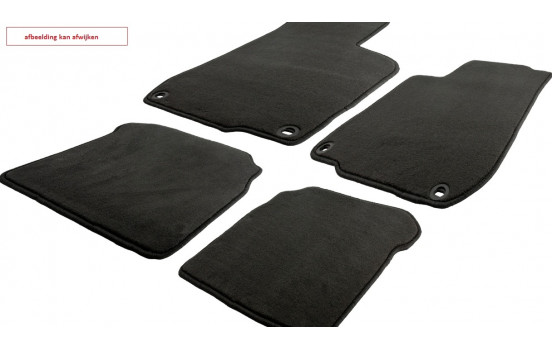 Velor car mats suitable for Peugeot 108 2014- 4-piece