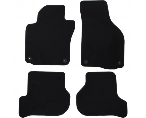 Velor car mats suitable for VW Golf VI 2008-2012, Convertible