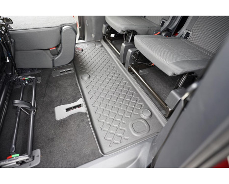 Rubber mat suitable for 3rd row Volkswagen Caddy Maxi V 7-Person 2020+ Ford Tourneo Connect III, Image 2