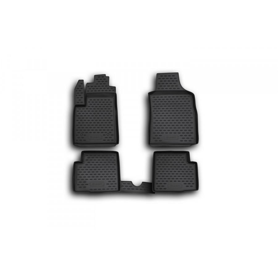 Rubber mats for Fiat 500 from 20072015 4 pieces. Winparts.eu Rubber mats tailored