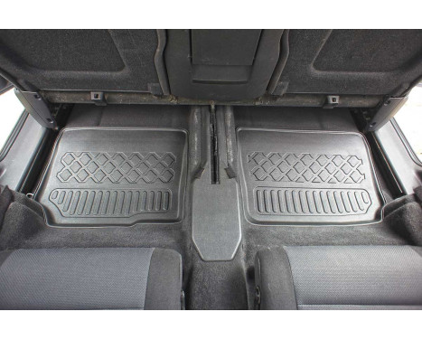 Rubber mats suitable for 3rd row of seats Opel Zafira B 2005-2014, Image 4