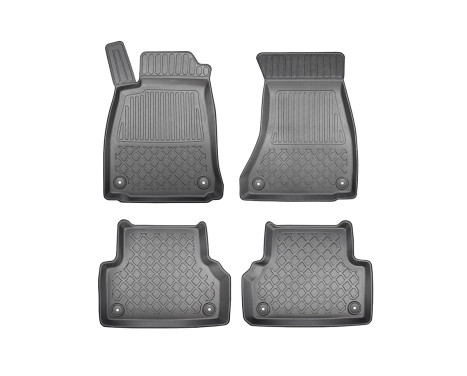 Rubber mats suitable for Audi A4 / Audi A4 Avant (B9) / A5 Sportback 2015+ (incl. Facelift)
