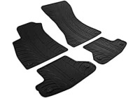 Rubber mats suitable for Audi A5 Coupe 12/2016- (T-Design 4-piece + mounting clips)