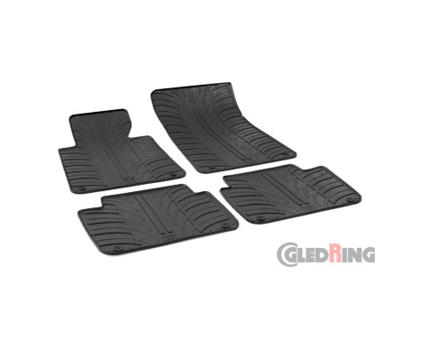 Rubber mats suitable for BMW 3-Series E46 1998-2005 (T profile), Image 2