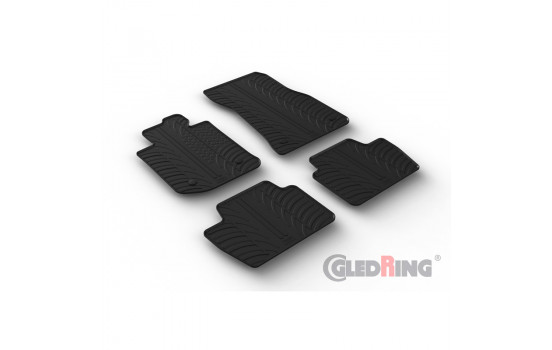 Rubber mats suitable for BMW 4 Series (G22) Coupe 2020- (4-piece)