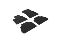 Rubber mats suitable for BMW X7 (G07) 2019- (T-Design 5-piece + mounting clips)