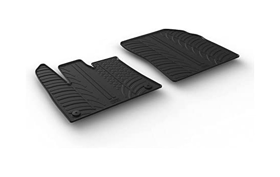Rubber mats suitable for Citroën Berlingo / Opel Combo E / Peugeot Partner
