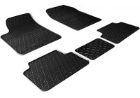Rubber mats suitable for Citroen Berlingo / Peugeot Partner 02-08 (G-Design 5-piece + mounting clips)