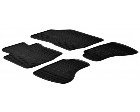 Rubber mats suitable for Citroen C1 / Peugeot 107 / Toyota Aygo 05-