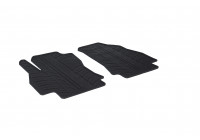 Rubber mats suitable for Citroen Nemo / Peugeot Bipper / Fiat Fiorino (2-piece)