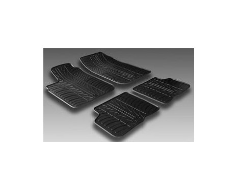 Rubber mats suitable for Dacia Duster 2010- (G-Design 4-piece + mounting clips), Image 2