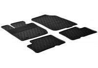 Rubber mats suitable for Dacia Duster 2010- (G-Design 4-piece + mounting clips)