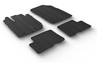Rubber mats suitable for Dacia Duster 2018- (4-piece)
