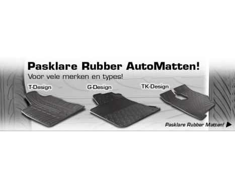 Rubber mats suitable for Fiat Croma 2005- (T-Design 4-piece), Image 3