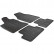 Rubber mats suitable for Fiat Panda 2014- (T-Design 4-piece + mounting clips)