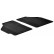 Rubber mats suitable for Fiat Punto Van 1999- & 2003- (T-Design 2-piece + mounting clips)