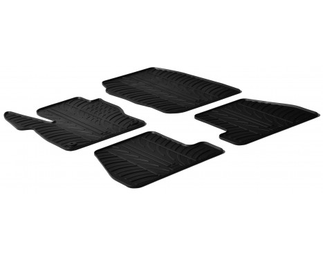 Rubber mats suitable for Ford Focus 3/5 doors + ST 2011-2015