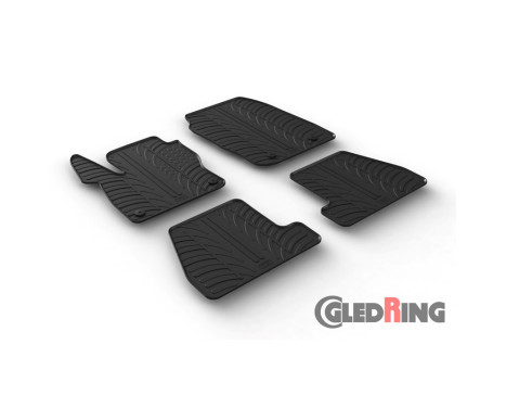 Rubber mats suitable for Ford Focus 3/5 doors + ST 2015- (4-piece), Image 2