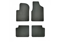 Rubber mats suitable for Ford Ka II 2008-2012 (4-piece + mounting system)