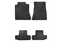 Rubber mats suitable for Ford Mustang GT 2015- (4-piece + mounting system)