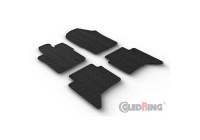 Rubber mats suitable for Ford Raptor II (Petrol) 2022-(T profile 4-piece + mounting clips)