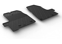 Rubber mats suitable for Ford Tourneo Custom 9/2012- & FL 2018 (G-Design 2-piece)