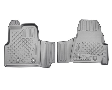 Rubber mats suitable for Ford Transit Custom 2013+ (+ Facelift)