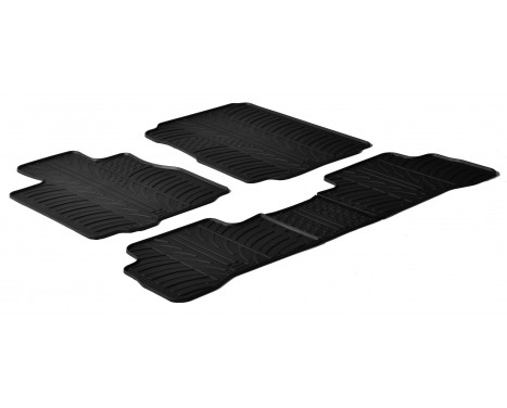 Rubber mats suitable for Honda CR-V 2007- (T-Design 5-piece)