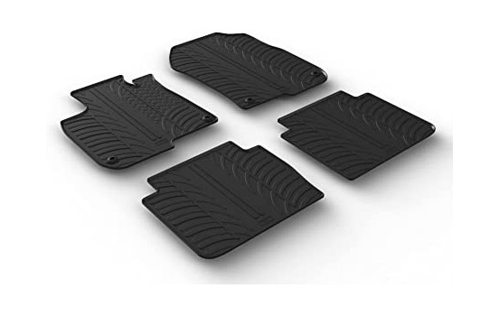 Rubber mats suitable for Honda CR-V 9/2018- (T Profil 4-deli
