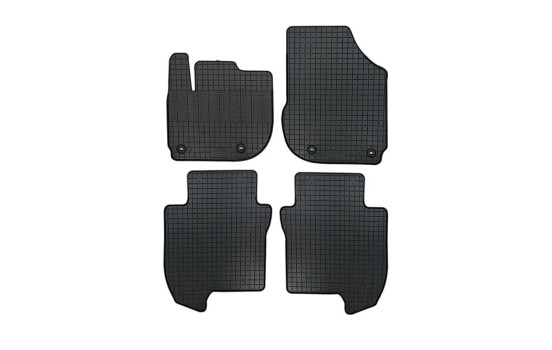 Rubber mats suitable for Honda Jazz V 2020- incl. Crosstar (4-piece + mounting system)