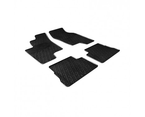Rubber mats suitable for Hyundai Getz 2002- (G-Design 4-piece)
