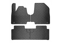 Rubber mats suitable for Hyundai Ioniq 5 (NE) 2020- (3-piece + mounting system)